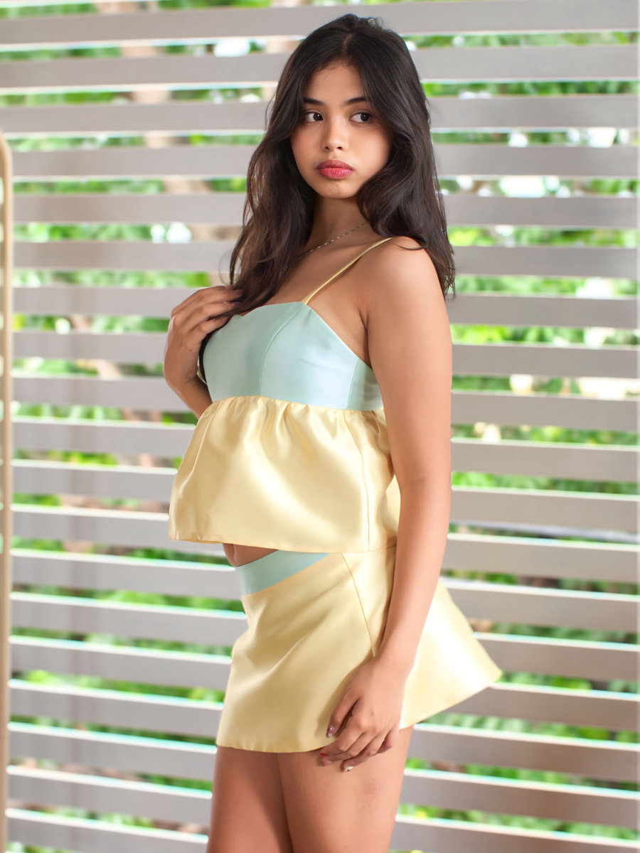 Etienne Set in Lemon x Mint | Rental