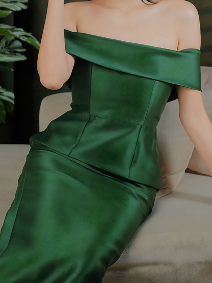 Rocco Dress with Off Shoulder